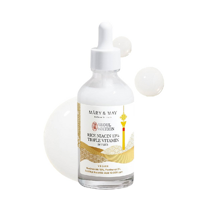 Mary&May - Rice Niacin 10% Triple Vitamin Serum Seoul Edition