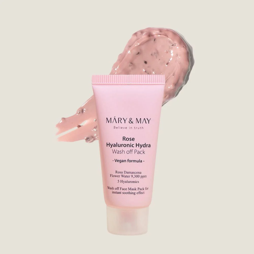 Mary&May - Rose Hyaluronic Hydra Wash Off Mask Pack Mini