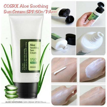 COSRX Aloe Soothing Sun Cream 50ml - Efecto Glow Skincare