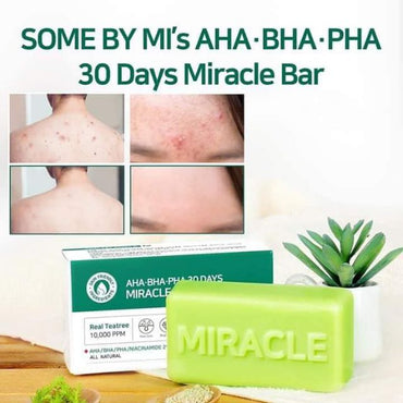 [SOME BY MI ]AHA, BHA, PHA 30 Days Miracle Cleansing Bar - Efecto Glow Skincare